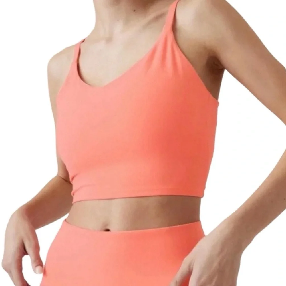 NWT Athleta Elation V Neck Crop D-DD large - Picture 1 of 8